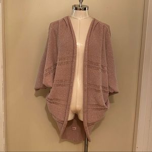 Calypso St. Barth shrug sweater with metallic threading
